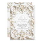 Baroque Elegance Wedding Frame Invitation