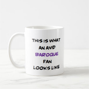 baroque fan, avid coffee mug