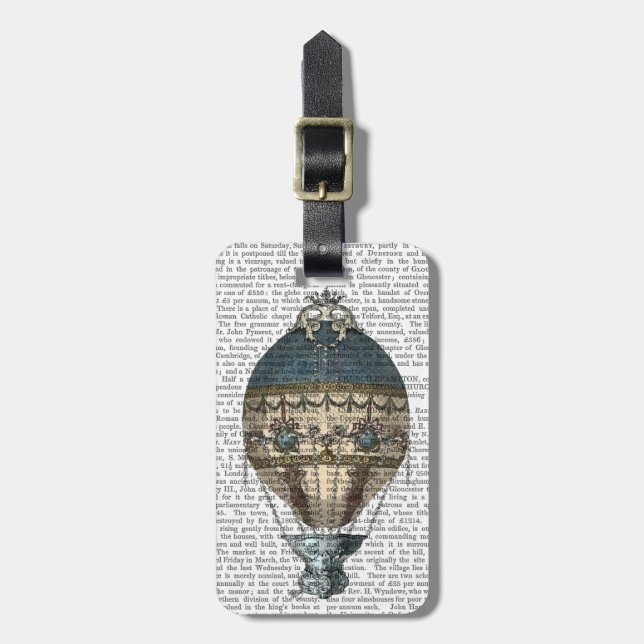 Baroque Fantasy Balloon 2 2 Luggage Tag (Front Vertical)
