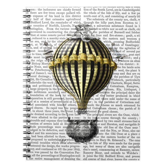 Baroque Fantasy Balloon 3 Notebook (Front)