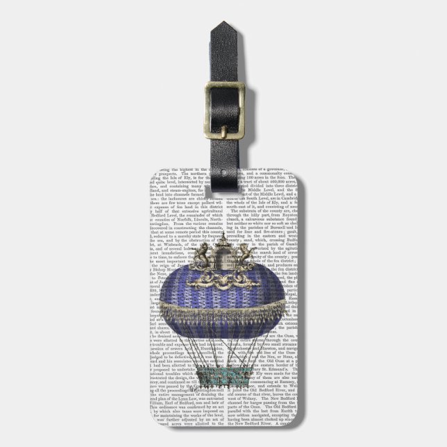 Baroque Fantasy Balloon 5 Luggage Tag (Front Vertical)