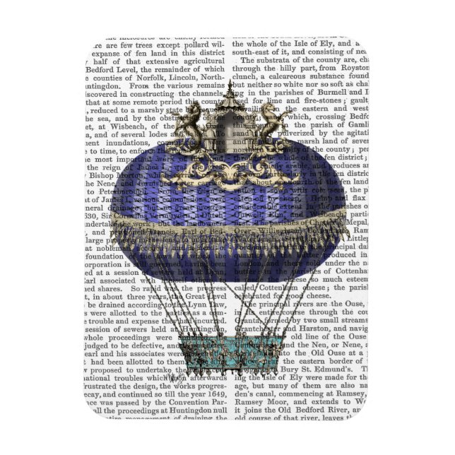 Baroque Fantasy Balloon 5 Magnet (Vertical)