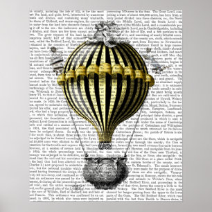 Baroque Fantasy Balloon Poster