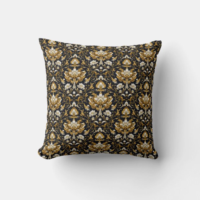 Baroque Floral Cushion (Front)
