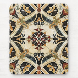 Baroque Floral Harmony Mouse Mat