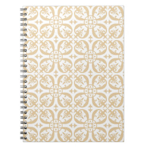 Baroque floral pattern vintage seamless. Victorian Notebook