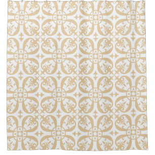 Baroque floral pattern vintage seamless. Victorian Shower Curtain