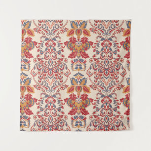 Baroque Floral Vintage Wallpaper Design Tapestry
