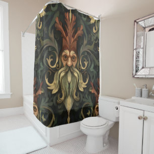 Baroque Forest Spirit Shower Curtain