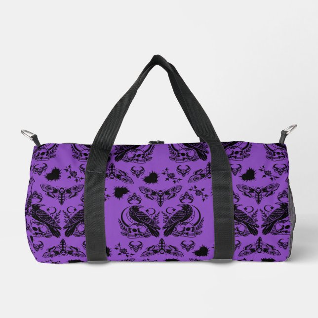 Baroque Gothic Pattern Duffle Bag (Front)
