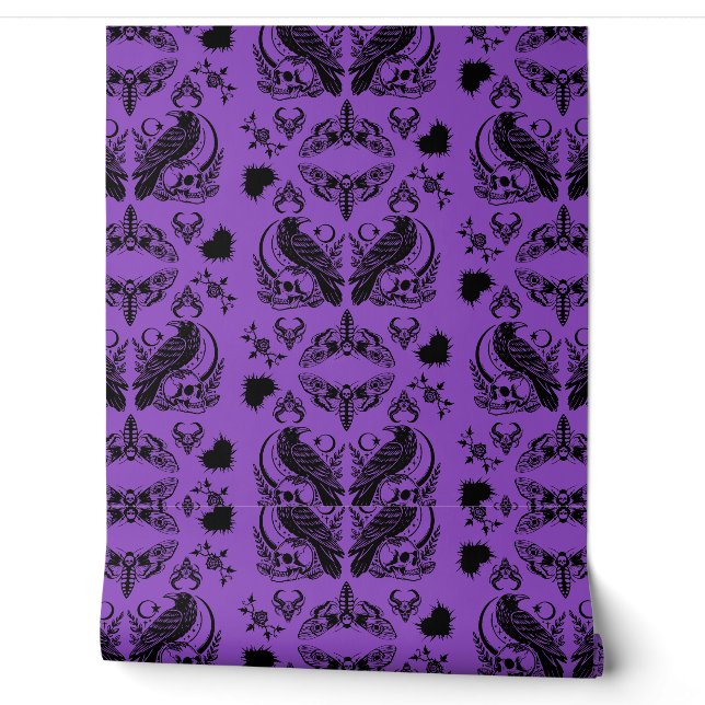 Baroque Gothic Pattern Wallpaper (Unrolling)