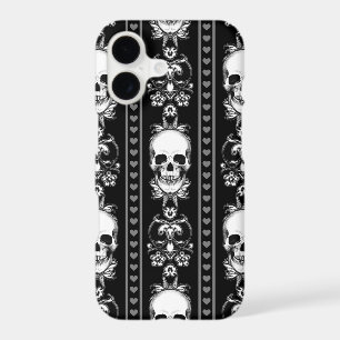 Baroque Gothic Skull Stripe