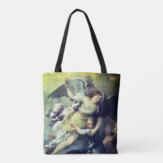Baroque Guardian Angel Tote Bag (Back)