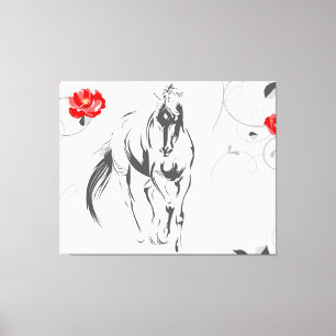 Baroque Horse Canvas Print