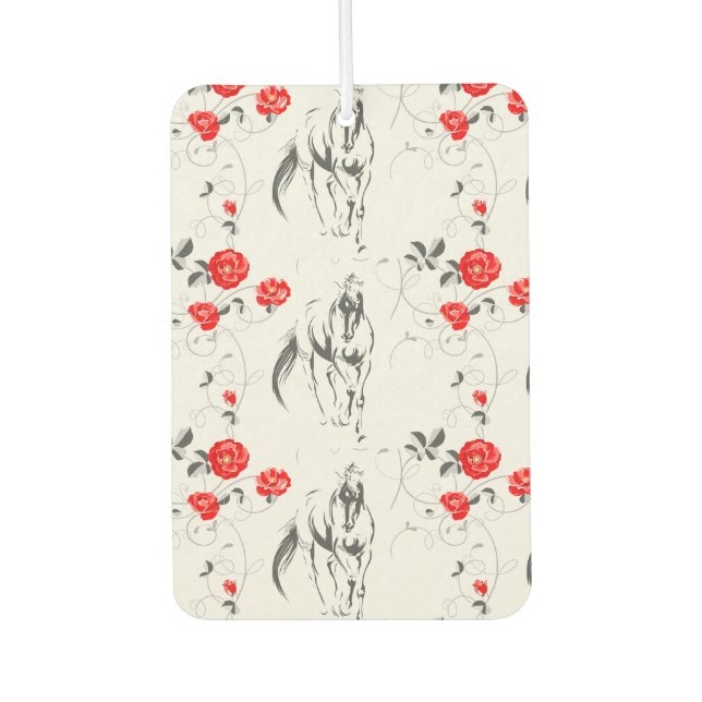 Baroque Horse Car Freshener (Front)