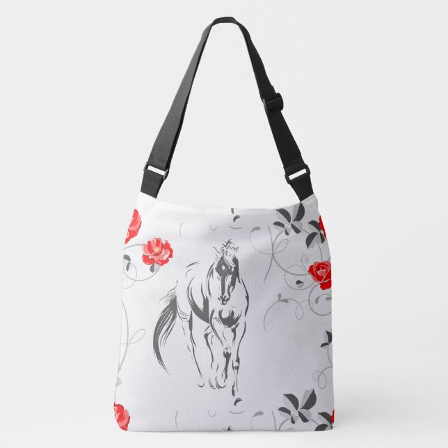 Baroque Horse Cross-Body Bag (Front)