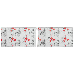 Baroque Horse Pillowcases