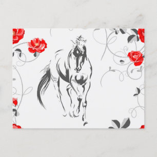 Baroque Horse Postcard