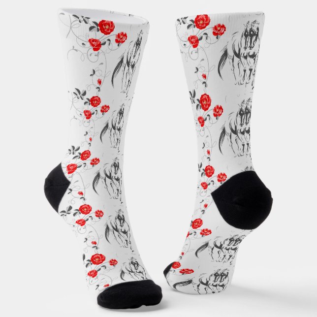 Baroque Horse Socks #2 (Angled)