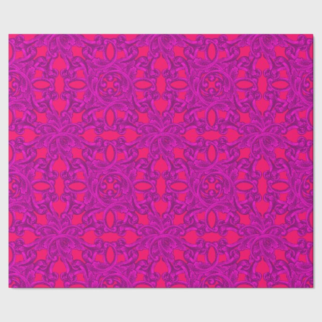 Baroque Hot Wrapping Paper (Seam)