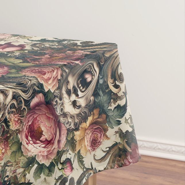 Baroque Hunger Pains – Gothic Large Pattern Tablecloth (In Situ)