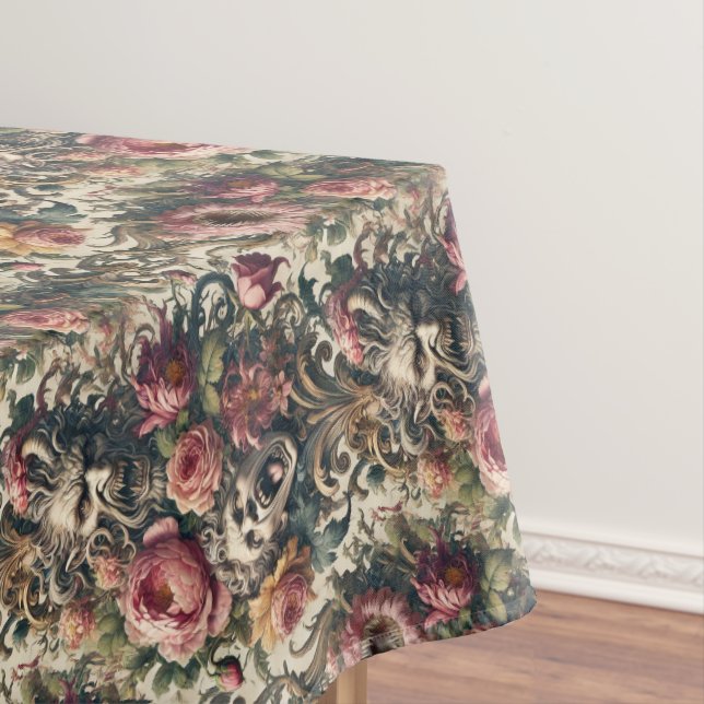 Baroque Hunger Pains – Gothic Medium Pattern Tablecloth (In Situ)