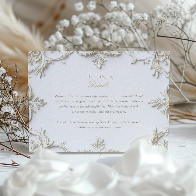 Baroque Information & Details Enclosure Card (Creator Uploaded)