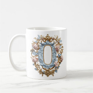 Baroque Letter 'O' Mug for a Coffee Princess