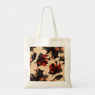 Baroque Maple Leaves Pattern Tote Bag