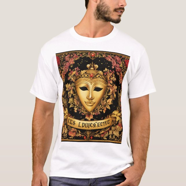 Baroque Maschera T-Shirt Logo -Men's Basic T-Shirt (Front)