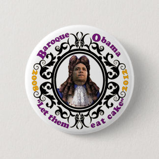Baroque Obama 6 Cm Round Badge