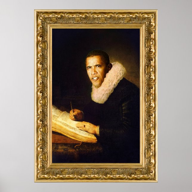 Baroque Obama Poster (Front)