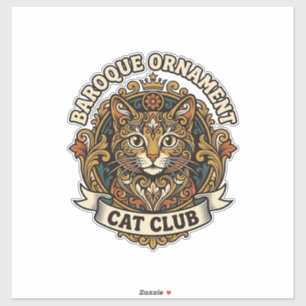 Baroque Ornament Cat Cat Lover Gift - Baroque Orna