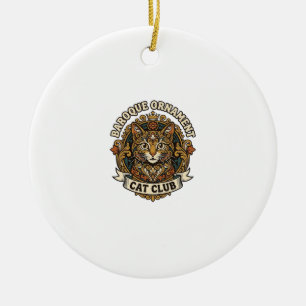 Baroque Ornament Cat Cat Lover Gift - Baroque Orna
