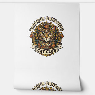 Baroque Ornament Cat Cat Lover Gift - Baroque Orna Wallpaper