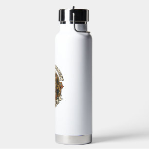 Baroque Ornament Cat Cat Lover Gift - Baroque Orna Water Bottle