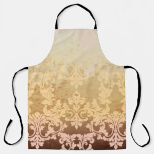 Baroque pattern vintage apron
