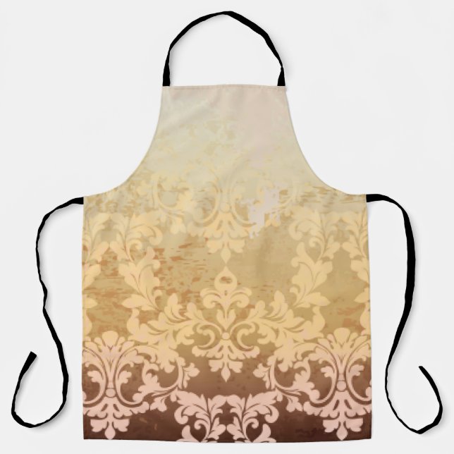 Baroque pattern vintage  apron (Front)
