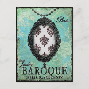 Baroque Pendant ~ Postcard