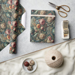 Baroque Peril – Gothic Floral Wrapping Paper