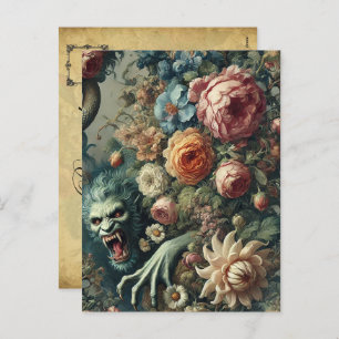 Baroque Peril – Gothic Victorian Holiday Postcard