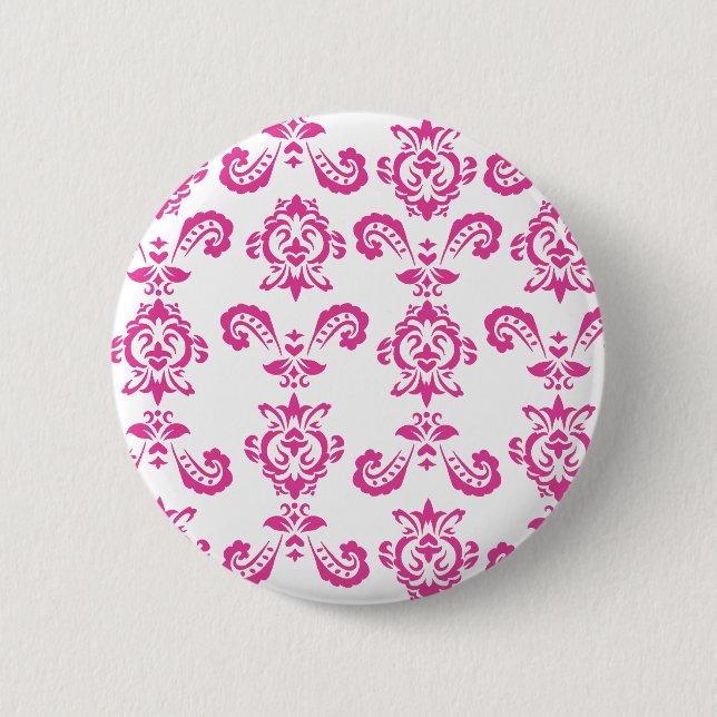 Baroque Pink Button (Front)