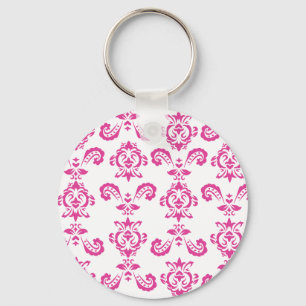 Baroque Pink Keychain