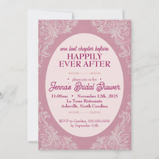 Baroque Rococo Bridal Shower Invitation | 5x7