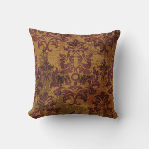 Baroque rococo seamless pattern cushion