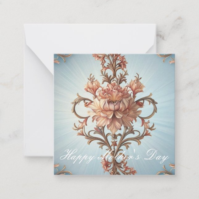 Baroque Rose Card (Front)
