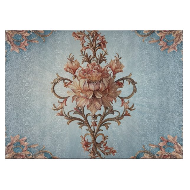 Baroque Rose  Cutting Board (Front)