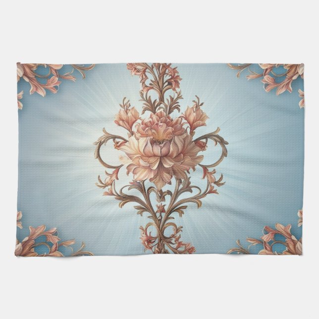 Baroque Rose  Elegance Kitchen Towels (Horizontal)