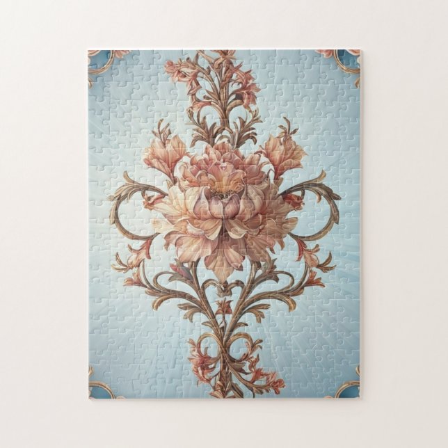 Baroque Rose Jigsaw Puzzle (Vertical)