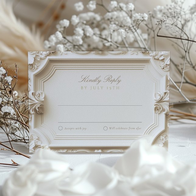 Baroque RSVP Card for Wedding (Creator Uploaded)